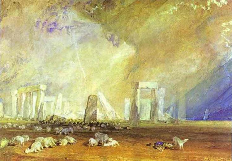J.M.W. Turner Stonehenge. China oil painting art